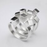 Bague Cubes en argent 925