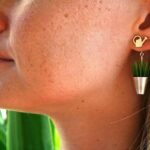 Boucles d'oreilles herbe et abeille