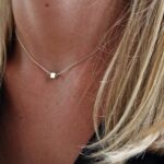 Collier Cube argent