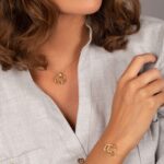 Bracelet anneaux de Borromée doré