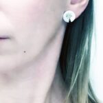 Boucles d'oreilles puces nénuphars